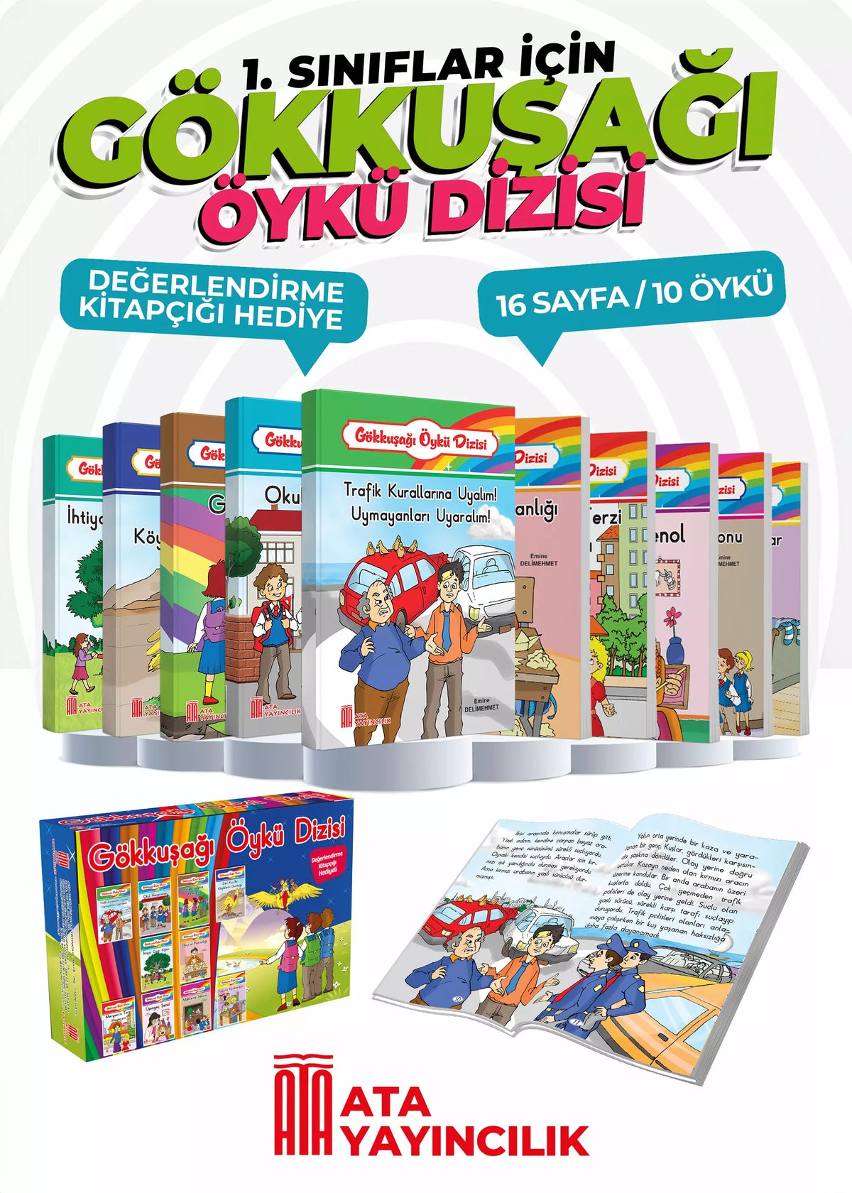 Gökkuşağı Öykü Dizisi (1. Sınıflar ) kitap kapağı