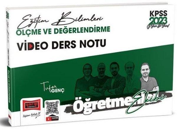2023 KPSS Eğitim Bilimleri Öğretmenler Ekibi Ölçme ve Değerlendirme Video Ders Notları | Yargı Yayınları (İnce Kapak)  - Resim 1