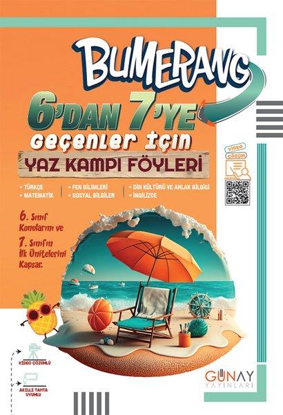 6'dan 7'ye Geçenler İçin Bumerang Yaz Kampı Föyleri | Günay Yayıncılık (İnce Kapak)  - Resim 1