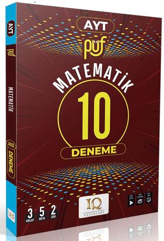 IQ Yayınları AYT Matematik Püf 10 Branş Denemesi