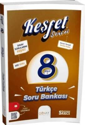8. Sınıf Keşfet Plus Serisi Türkçe Soru Bankası - Süleyman Sakcı kitap kapağı
