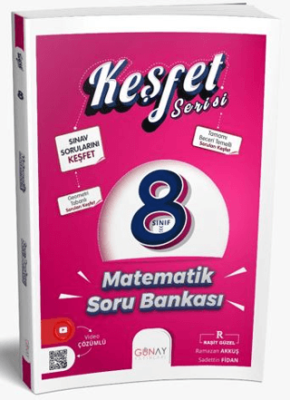 8. Sınıf Keşfet Serisi Matematik Soru Bankası - Raşit Güzel kitap kapağı