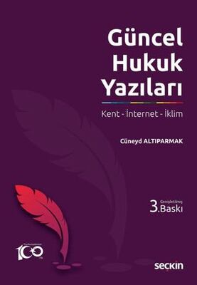 Güncel Hukuk Yazıları - Cüneyd ALTIPARMAK kitap kapağı