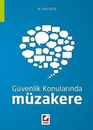 Güvenlik Konularında Müzakere - Dr. Ersin Oğuz kitap kapağı