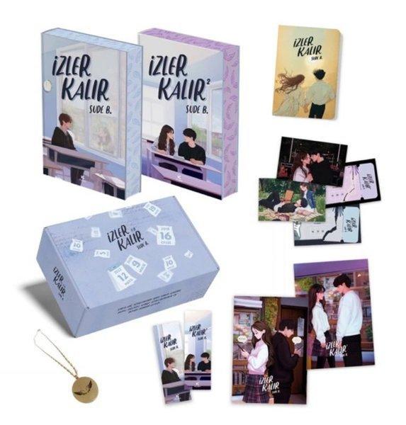 İzler Kalır Seti - 2 Kitap Takım - Kenar Boyamalı - Kutulu | Pukka Yayınları (Ciltli)  - Resim 1