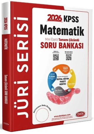 2026 KPSS Jüri Serisi Matematik Mini Özetli Tamamı Çözümlü Soru Bankası + Dijital Eğitim Platformu Hediye