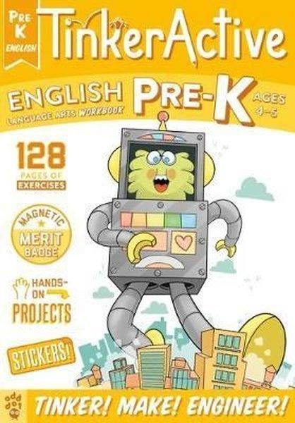 TinkerActive Workbooks: Pre-K English Language Arts | ODD DOT (İnce Kapak)  - Resim 1