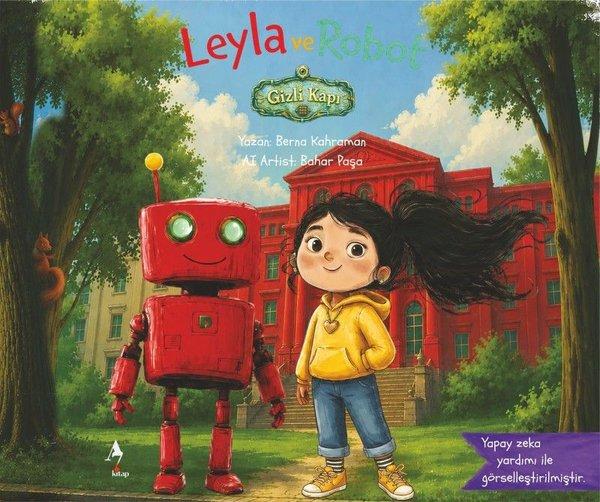 Leyla ve Robot - Gizli Kapı | A7 Kitap (İnce Kapak)  - Resim 1