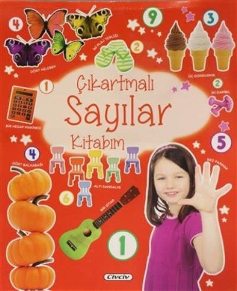 Çıkartmalı Sayılar Kitabım | Civciv Yayınları (İnce Kapak)  - Resim 1
