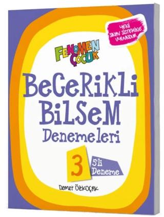 Fenomen Çocuk Becerikli Bilsem Denemeleri 3 | Kurmay Yayınları (Ciltsiz)  - Resim 1
