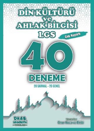 LGS Dün Kültürü ve Ahlak Bilgisi 40 Deneme | DKAB Akademi Yayınları (Ciltsiz)  - Resim 1