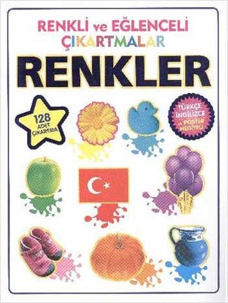 Renkli ve Eğlenceli Çıkartmalar - Renkler | Parıltı Yayınları - Çıkartmalı Kitaplar Dizisi (İnce Kapak)  - Resim 1
