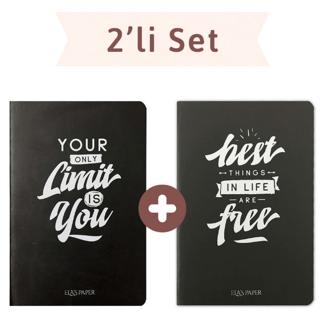 Blackboard Düz Twins (2 Defter Takım) | Elaspaper - Resim 1