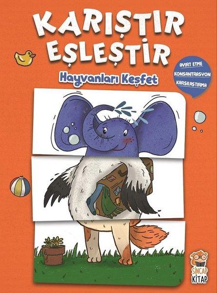Hayvanları Keşfet-Karıştır Eşleştir | Sincap Kitap (İnce Kapak)  - Resim 1