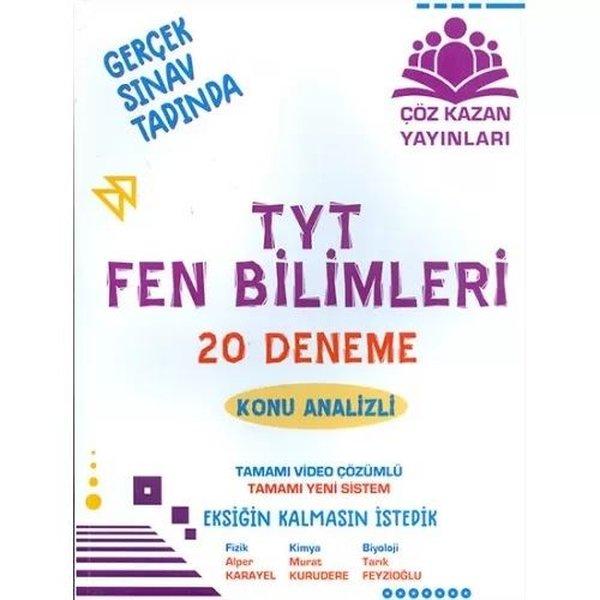 TYT Fen Bilimleri 20 Deneme | Çöz Kazan Yayınları (İnce Kapak)  - Resim 1