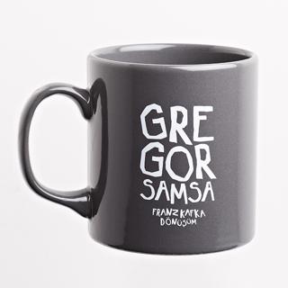 Kafka Dönüşüm Kupa (Gri Seramik) | Can Dükkan - Resim 1