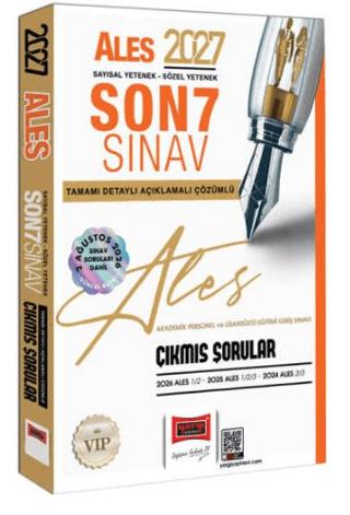 2027 ALES Sayısal-Sözel Yetenek Son 7 Sınav Tamamı Çözümlü Çıkmış Sorular | Yargı Yayınevi (Ciltsiz)  - Resim 1