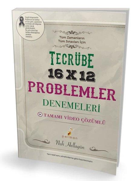 Tecrübe 16x12 Video Çözümlü Problemler Denemeleri | Pelikan Yayınları (İnce Kapak)  - Resim 1