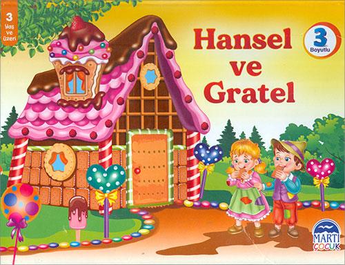 Hansel ve Gratel - 3 Boyutlu Kitap - Mehmet Orhan - Martı Çocuk Yayınları - Resim 1