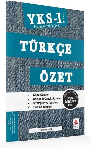 YKS 1.Oturum Türkçe Özet TYT | Delta Kültür-Eğitim (İnce Kapak)  - Resim 1