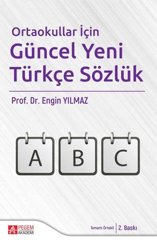 Ortaokullar İçin Güncel Yeni Türkçe Sözlük | Pegem Akademi Yayıncılık (Ciltsiz)  - Resim 1