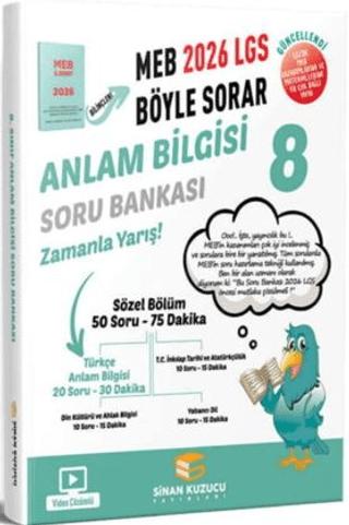 2026 8. Sınıf LGS Anlam Bilgisi MEB Böyle Sorar Soru Bankası