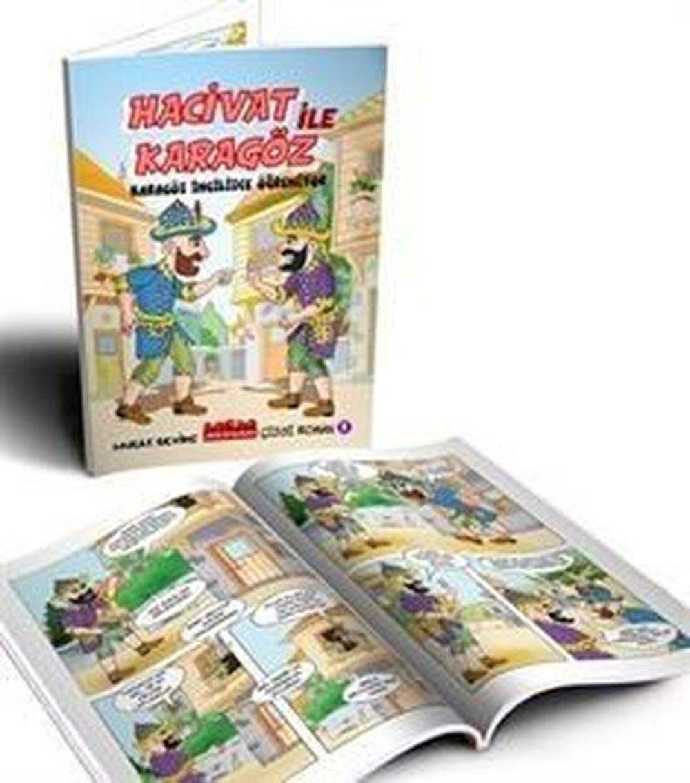 Hacivat İle Karagöz - Karagöz İngilizce Öğreniyor | Bordo Ressam