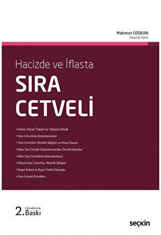 Hacizde ve İflasta Sıra Cetveli - Mahmut Coşkun kitap kapağı