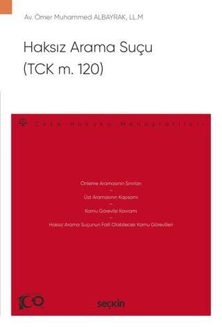 Haksız Arama Suçu (TCK m. 120) - Ömer Muhammed Albayrak kitap kapağı