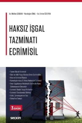 Haksız İşgal Tazminatı Ecrimisil - Melike Çoşkun kitap kapağı