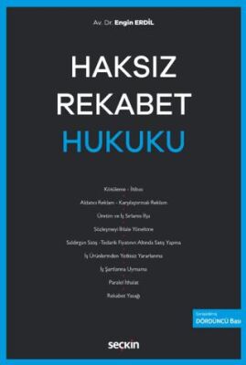 Haksız Rekabet Hukuku - Engin Erdil kitap kapağı