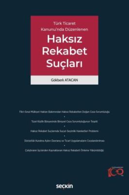 Haksız Rekabet Suçları - Gökberk Atacan kitap kapağı