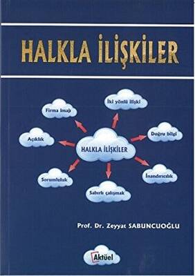 Halkla İlişkiler - Prof. Dr. Zeyyat Sabuncuoğlu kitap kapağı