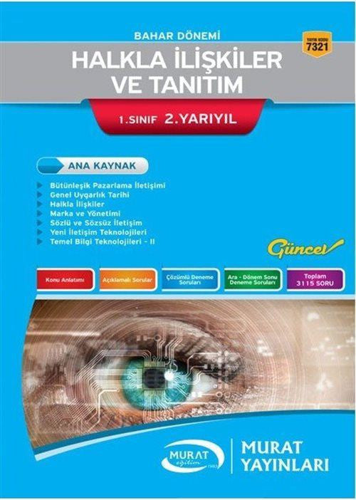 Halkla İlişkiler ve Tanıtım 1. Sınıf 2. Yarıyıl (7321) kitap kapağı