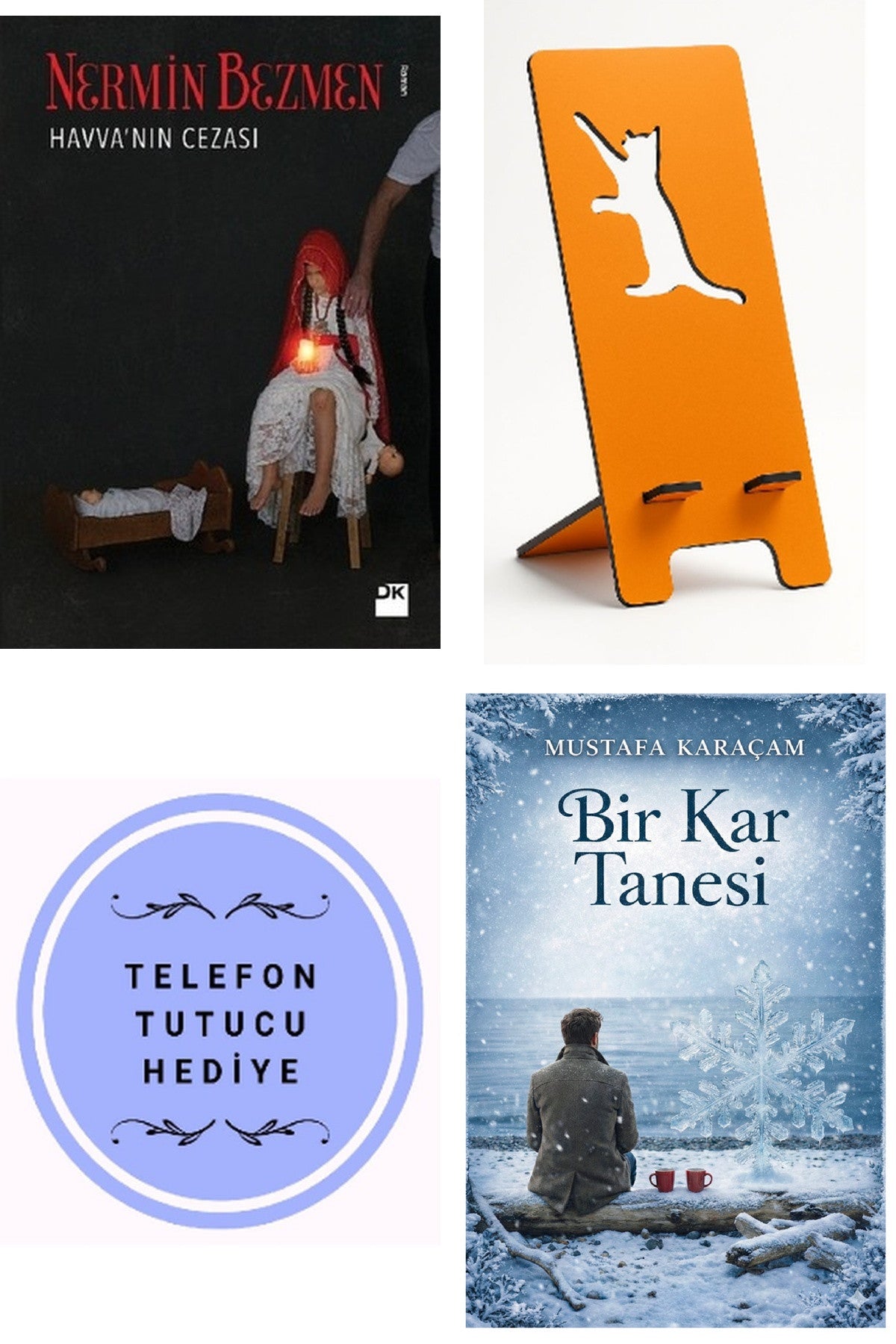 Havva'nın Cezası - Nermin Bezmen + Telefon Tutucu + Bir Kar Tanesi kitap kapağı