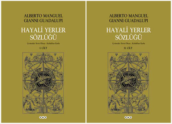 Hayali Yerler Sözlüğü (2 Cilt) - Alberto Manguel kitap kapağı