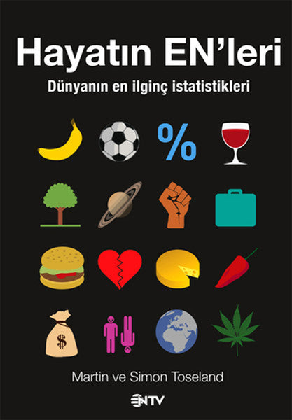 Hayatın En'leri Dünyanın En İlginç İstatistikleri - Martin Toseland kitap kapağı