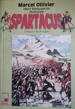 Henri Barbusse'ün Önsözüyle Spartacus kitap kapağı
