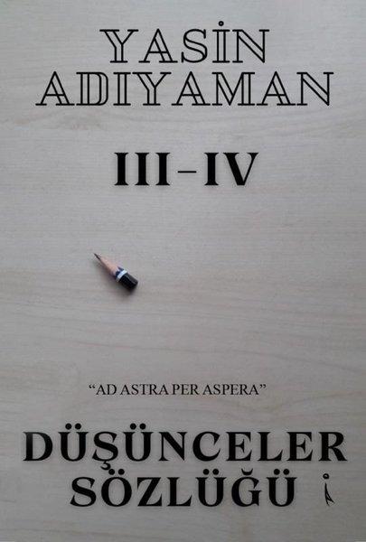 Düşünceler Sözlüğü 3 - 4 | İkinci Adam Yayınları (İnce Kapak)  - Resim 1
