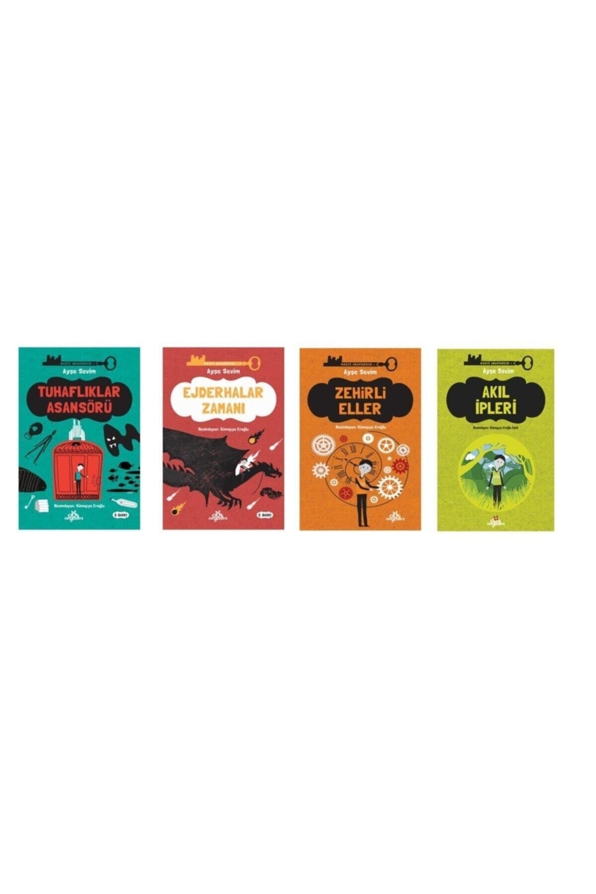 Hikaye Anahtarcısı Serisi (4 Kitap) -Ayşe Sevim kitap kapağı