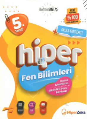 5. Sınıf Hiper Fen Bilimleri Konu Anlatımlı Soru Bankası - Burhan Boztaş kitap kapağı