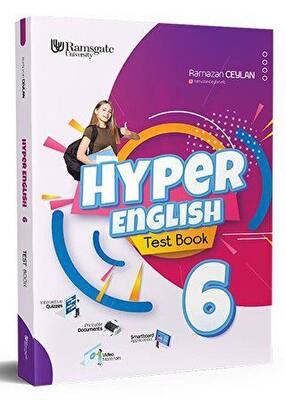 6. Sınıf Hyper English Test Book - Ramazan Ceylan kitap kapağı