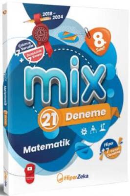 8. Sınıf MİX Matematik 21 Deneme Hiper Zeka Yayınları - Kolektif kitap kapağı