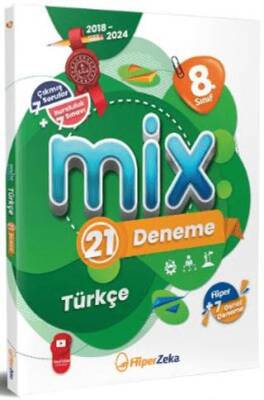8. Sınıf MİX Türkçe 21 Deneme Hiper Zeka Yayınları - Kolektif kitap kapağı