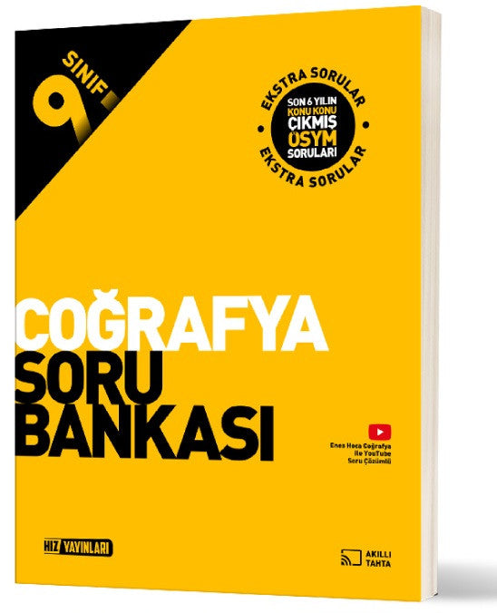 Hız 2026 9. Sınıf Coğrafya Soru Bankası Güncel Müfredat kitap kapağı