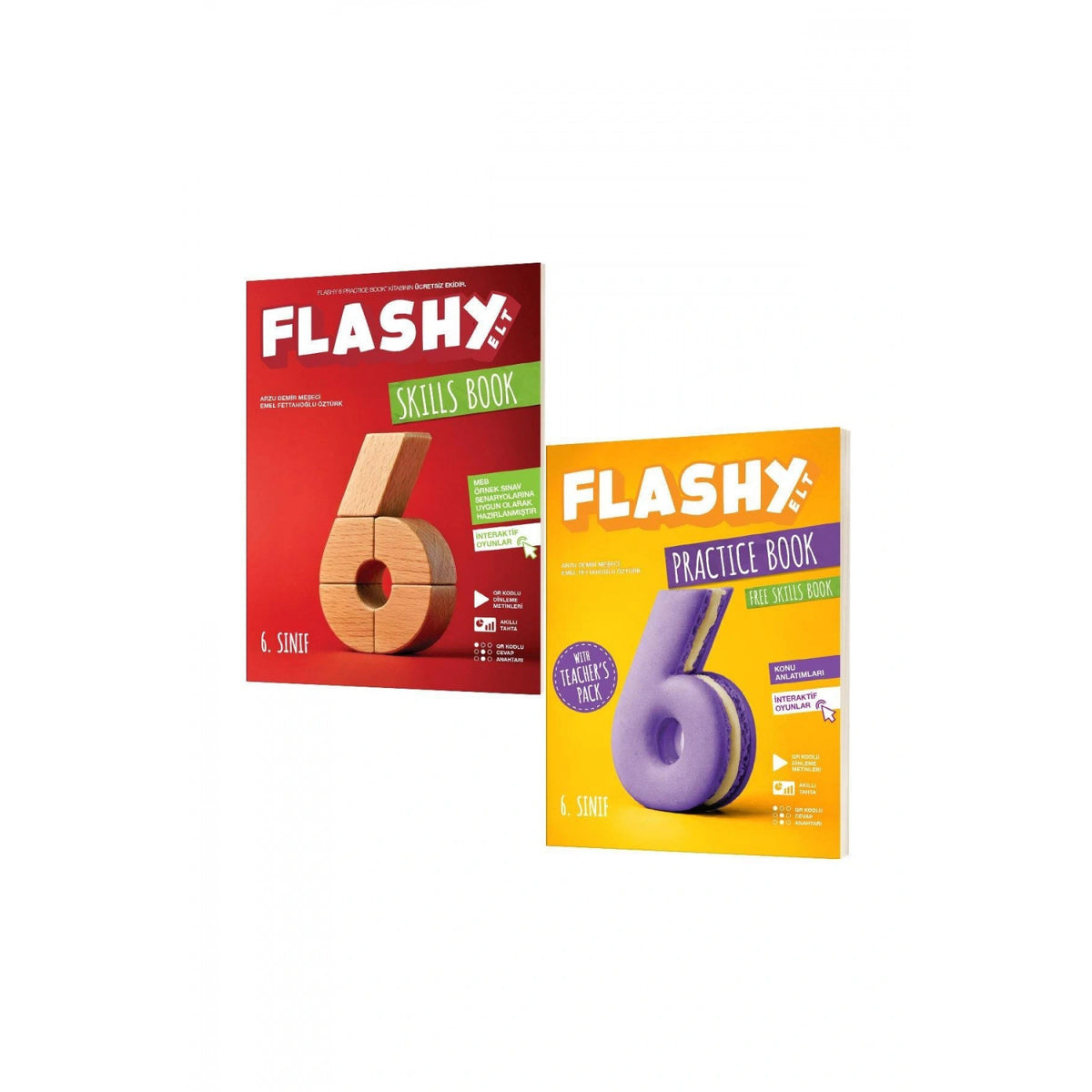 Hız Yayınları Flashy 6.sınıf Practice Book + Skills Book Yeni kitap kapağı