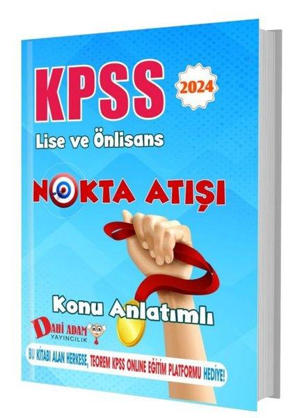 2024 KPSS Lise ve Ön Lisans Nokta Atışı Konu Anlatımlı | Dahi Adam Yayıncılık (İnce Kapak)  - Resim 1