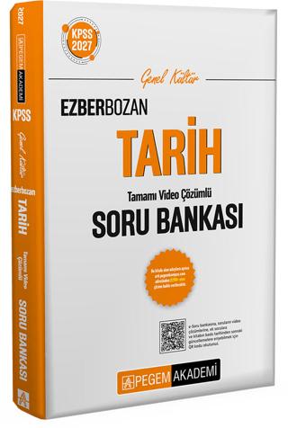 2027 KPSS Genel Kültür Ezberbozan Tarih Soru Bankası | Pegem Akademi Yayıncılık (Ciltsiz)  - Resim 1