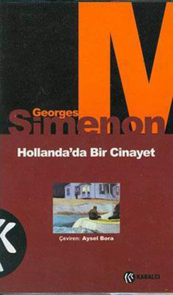 Hollanda'da Bir Cinayet - Georges Simenon kitap kapağı