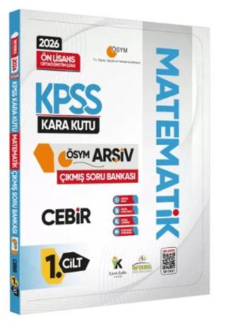 2026 KPSS Önlisans/Ortaöğretim Matematik Kara Kutu Cebir 1.Cilt ÖSYM Çıkmış Soru Bankası Çözümlü
